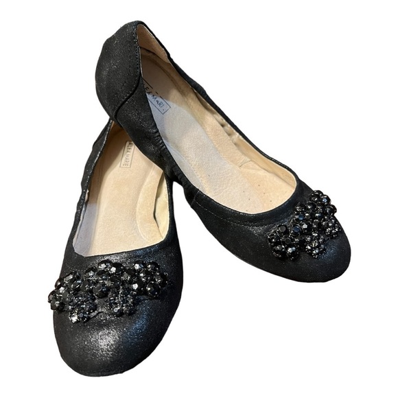 Alex Marie Black Leather Ballet Shoes Size 8.5M - Picture 2 of 9